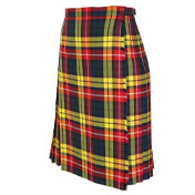 Skirt, Ladies Kilted (Apron Front), Buchanan Tartan